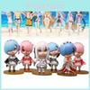 6pcs Life Re In A Different World From Zero Character Pvc Toy Model Xmas Gift