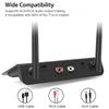 80M Bluetooth Transmitter Receiver Aptx HD LL Low Latency BT 5.0 Wireless Audio Adapter 3.5mm AUX RCA Jack for PC TV Headphones