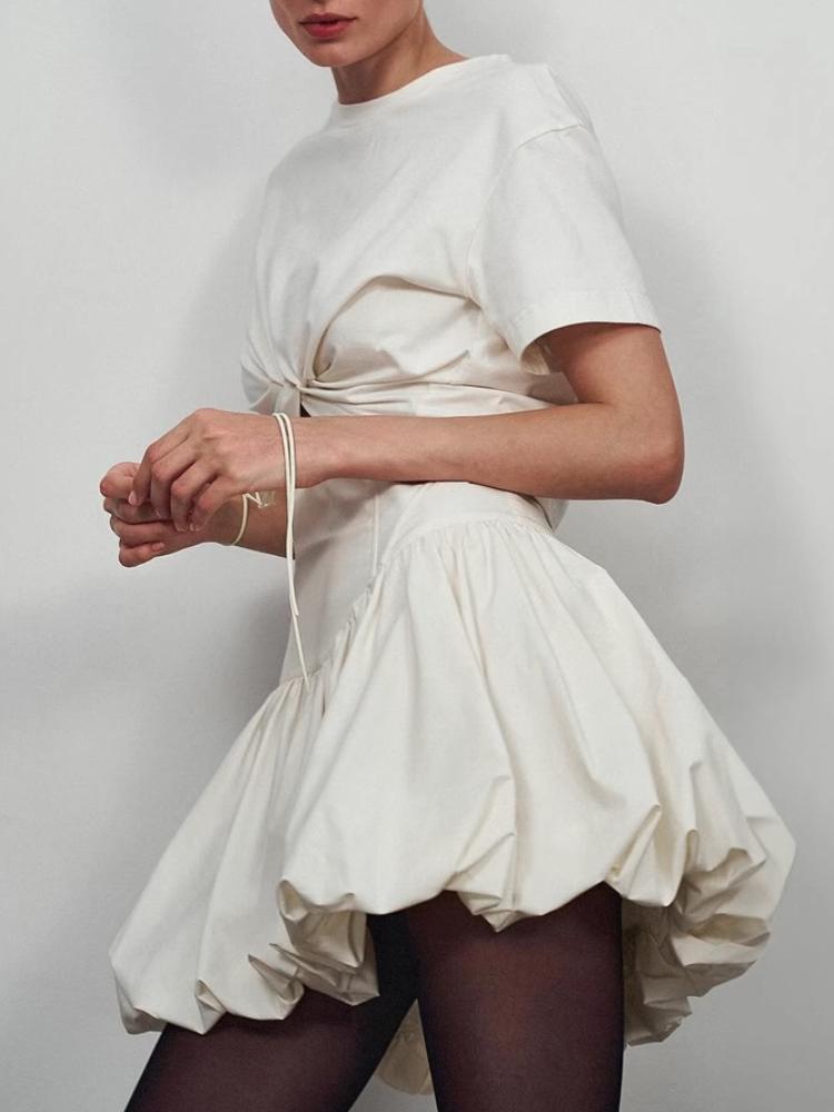 Fusta plisata Haine Y2k Femei elegante, culoare solida, talie inalta, linie A, mini fusta din anii 2000, fuste de petrecere de seara, haine de strada