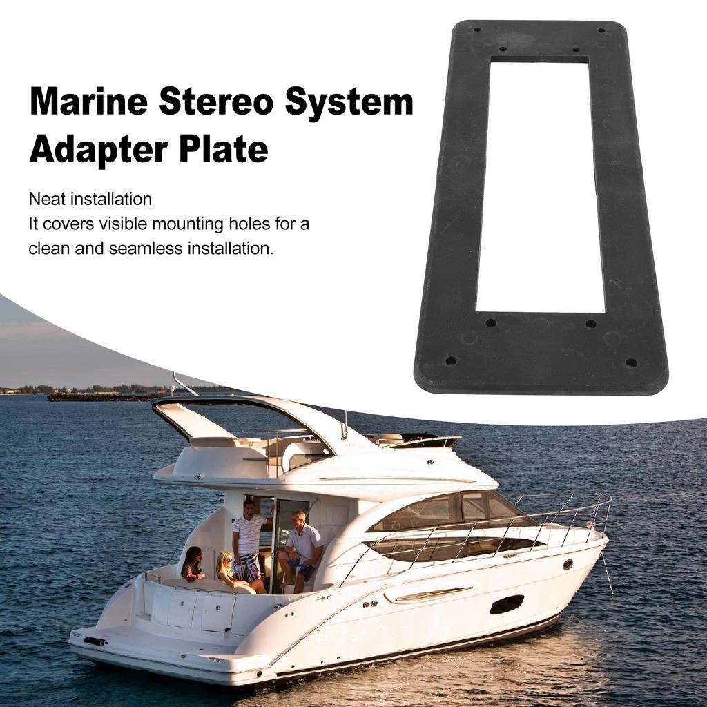 Marine Stereo Adapter Mounting Plate Adapter Plate Fit for Fusion MS-RA70 Series Enduring Sturdy Plastics for MS-RA70NSX