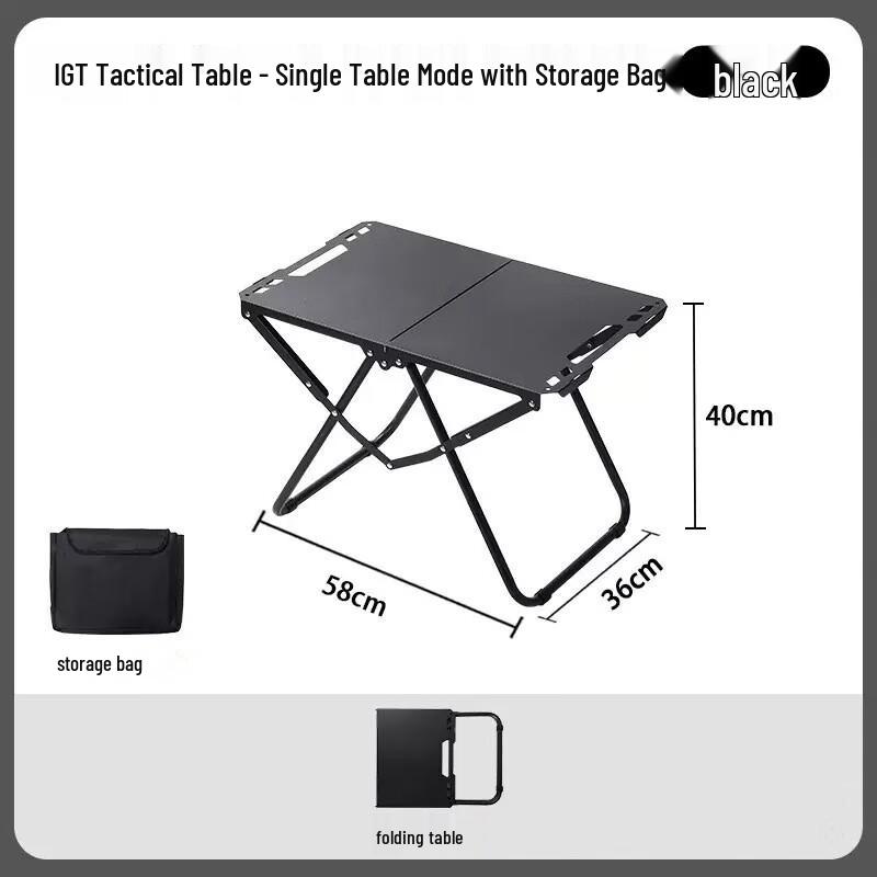 ZISIZ Tactical Outdoor Folding Table