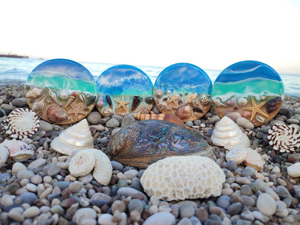 

Эпоксидный декор для стола Настоящая морская ракушка морской песок Морская волна Декор для стола Настенный декор Декоративное настенное искусство