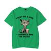 I Don’t Rise & Shine Graphic T Shirts Funny Cat Tshirt Black Tops Clothing Fashion Harajuku T-shirts WoBrand T-shirt