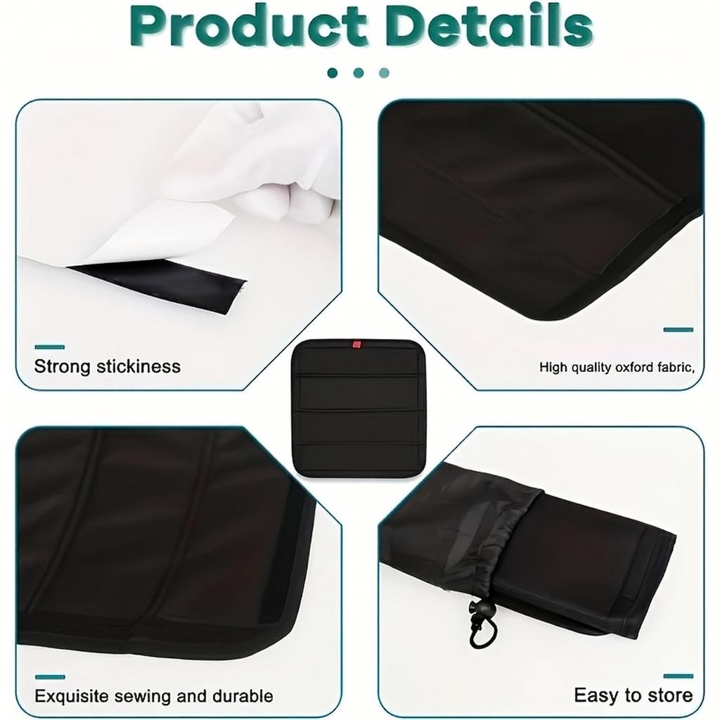 Magnetic RV Curtain - Foldable Sunshade for RV and Doors