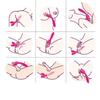 Vibrator Wand Rose Y-Shaped With 3 Motors Usk W04 Pnk