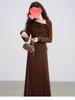 2025 French High-End Red Early Autumn Plus Size Slimming Women's Dress