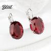 Unique Design Earrings 46024 Pairs Teardrop Lightweight Sparkling Cubic Drop