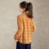 Women's High-End Cotton Plaid Long Sleeve Shirt - New for Spring & Autumn 2025, Loose Casual Fit