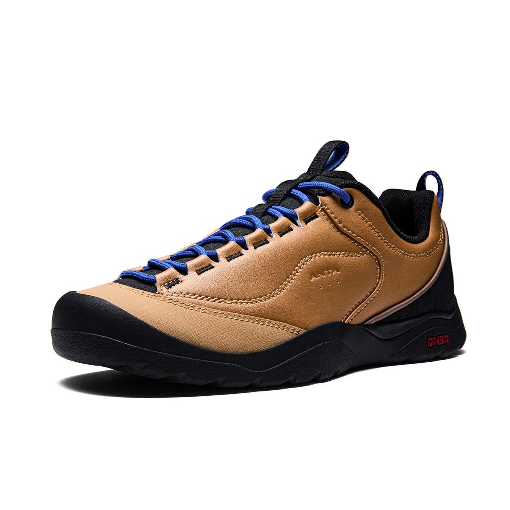 Anta Comfortable Fashion Sports Shock Absorbing Wear Resistant Low Top Outdoor Functional Shoes Women Shoes Bamboo-Brown Basic-Black 922636670-2
