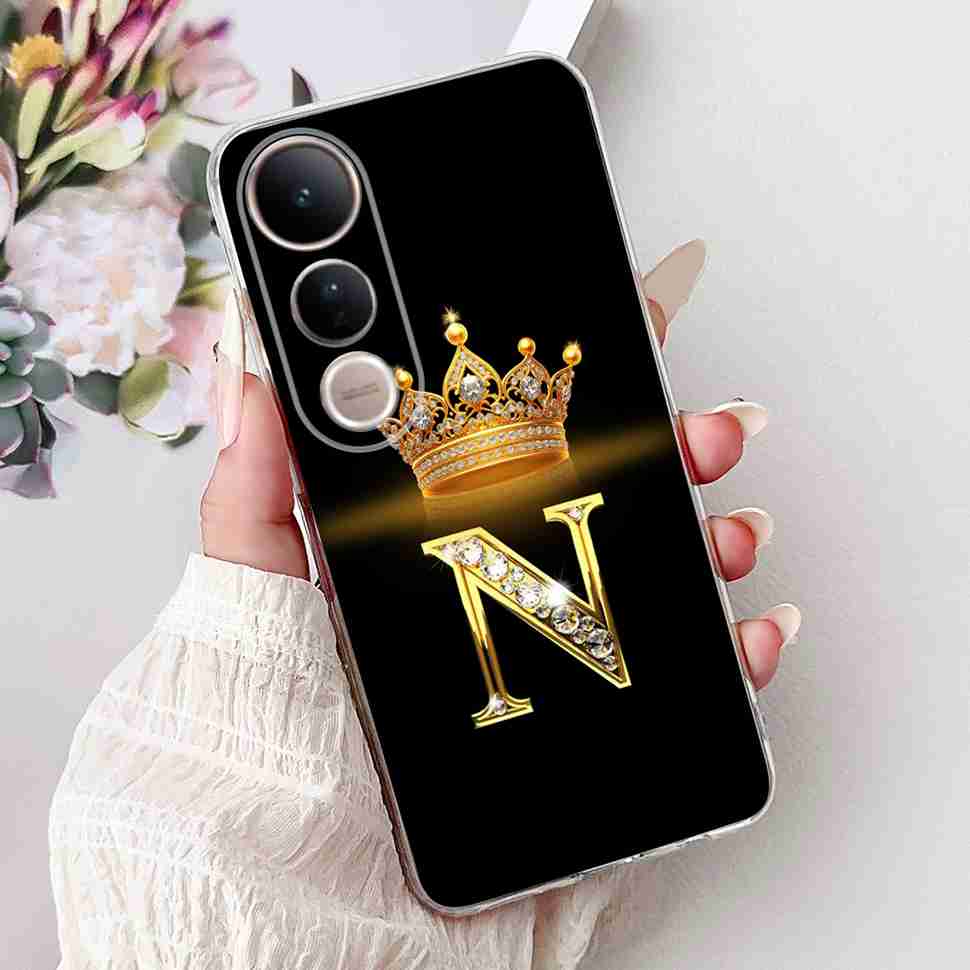 For Vivo V50 Lite 5G Case Luxury 26 Letters Cover Soft Silicone Phone Case For Vivo V50 Lite V50Lite 5G Back Cover Fundas