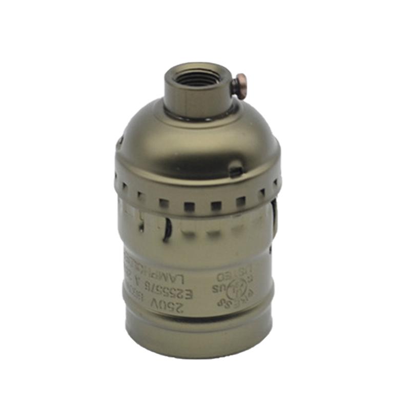 

E27 Vintage Bronze Color Lamp Holder Pendant Light Socket 110V 220V Lamp Base