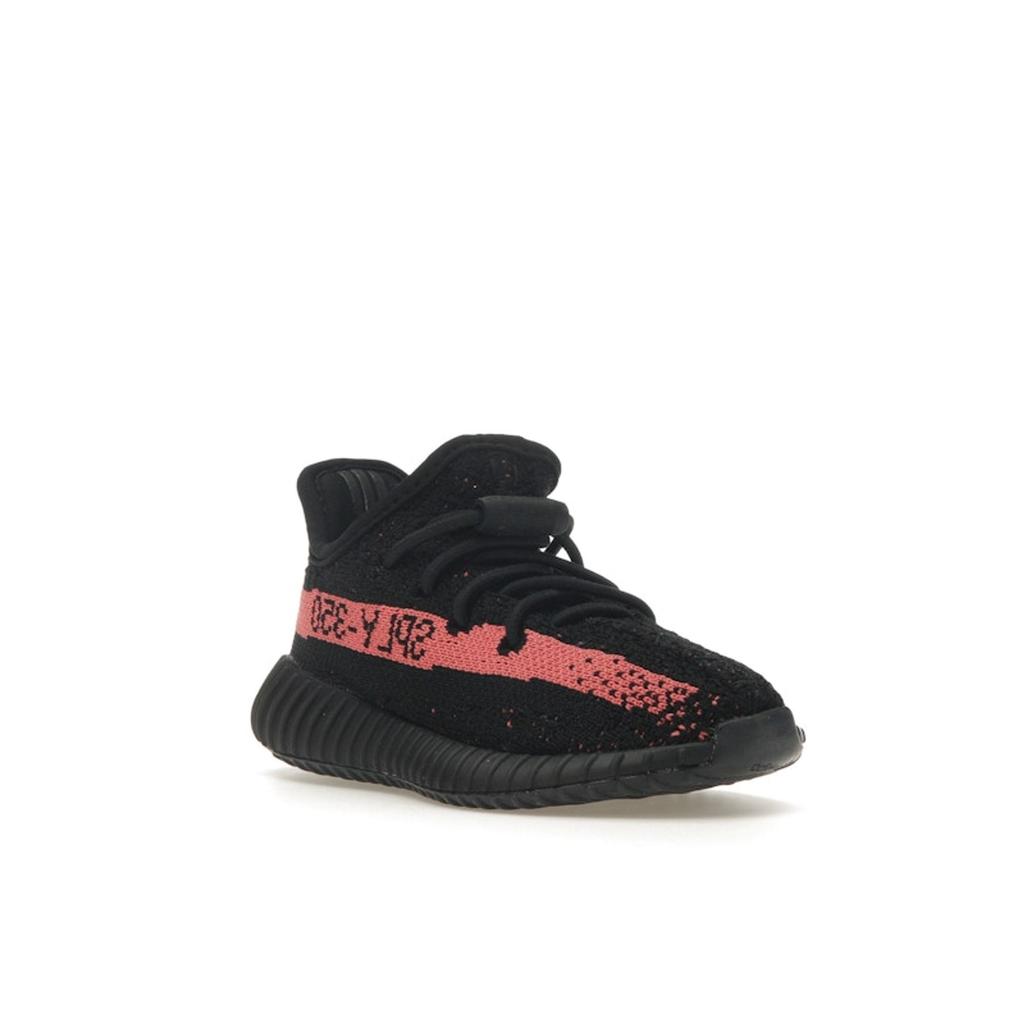 Adidas Yeezy Boost 350 V2 Småbarn Rød Babysneakers Svart Core-Black HP6587