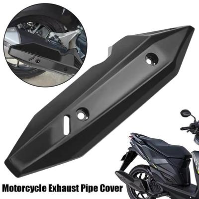 Motorcycle Exhaust Heat Guard Protector Motorbike Exhaust Pipe Cover Muffler Protection Compatible For Voor Click125 Q2G3