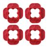 1/4/6Pcs Thickened 4-in-1 Multi-Size Deck Spacer Tool Plastic Reusable Floor Seam Width Tool Multi-function Deck Spacers