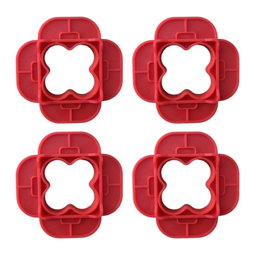 1/4/6Pcs Thickened 4-in-1 Multi-Size Deck Spacer Tool Plastic Reusable Floor Seam Width Tool Multi-function Deck Spacers