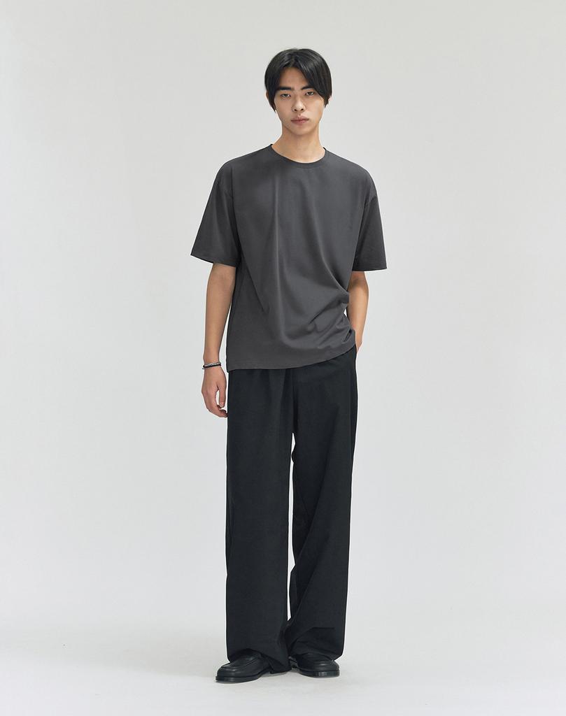 WORK ON BODY OFF [2 Pack] Aquavit Cooling Solid Oversized Short Sleeve T-Shirt