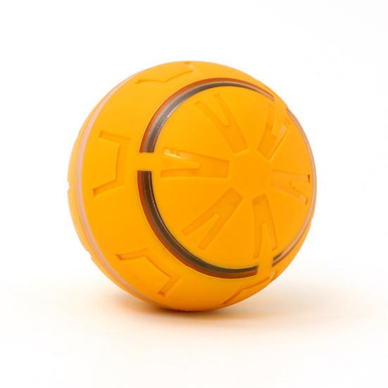 Electric Rolling Ball Dog Toy Smart Automatic Bouncing Ball with LED Light Interactive Touch Activation Moving Ball Toy for Small Medium Dogs