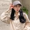 Spring And Autumn Shade Sunscreen British Retro Thousand Birds Casual Versatile Bent Cap Women'S Tide Baseball Cap
