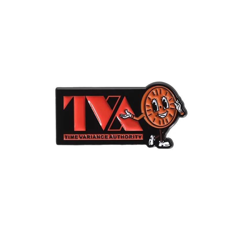 Movie Cartoon Badge Clock Miss Minutes Enamel Pins Brooch Bag Jacket Lapel Pin Custom Accessories Jewelry Gifts for Fans Friends