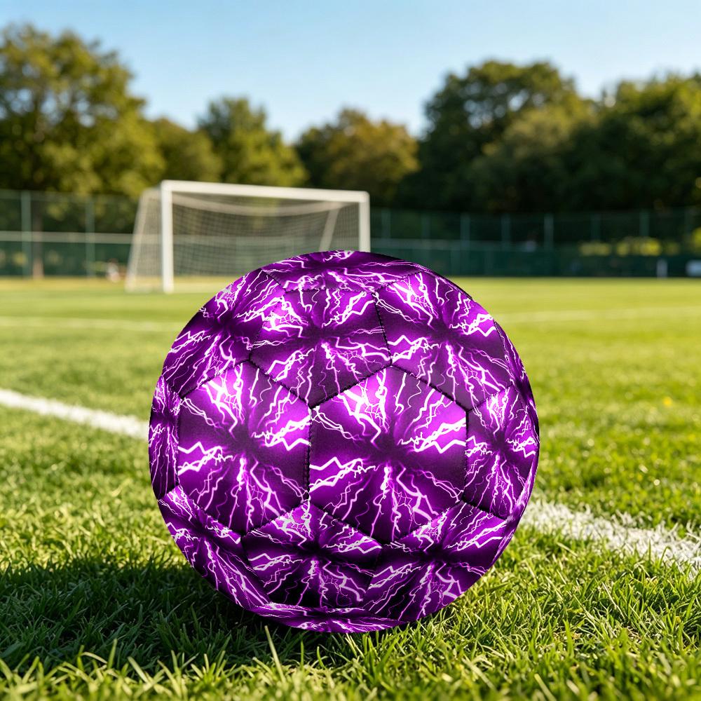 1pc Electric Energy Burst Size 5 Soccer Ball Professional Match Training Football Indoor &Outdoor Sports Ball Lightweight Durable c6531