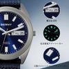 BERNY Titanium Wristwatch Men Japan Movement Quartz Analog Watch 10ATM Water Resistant Super Luminous