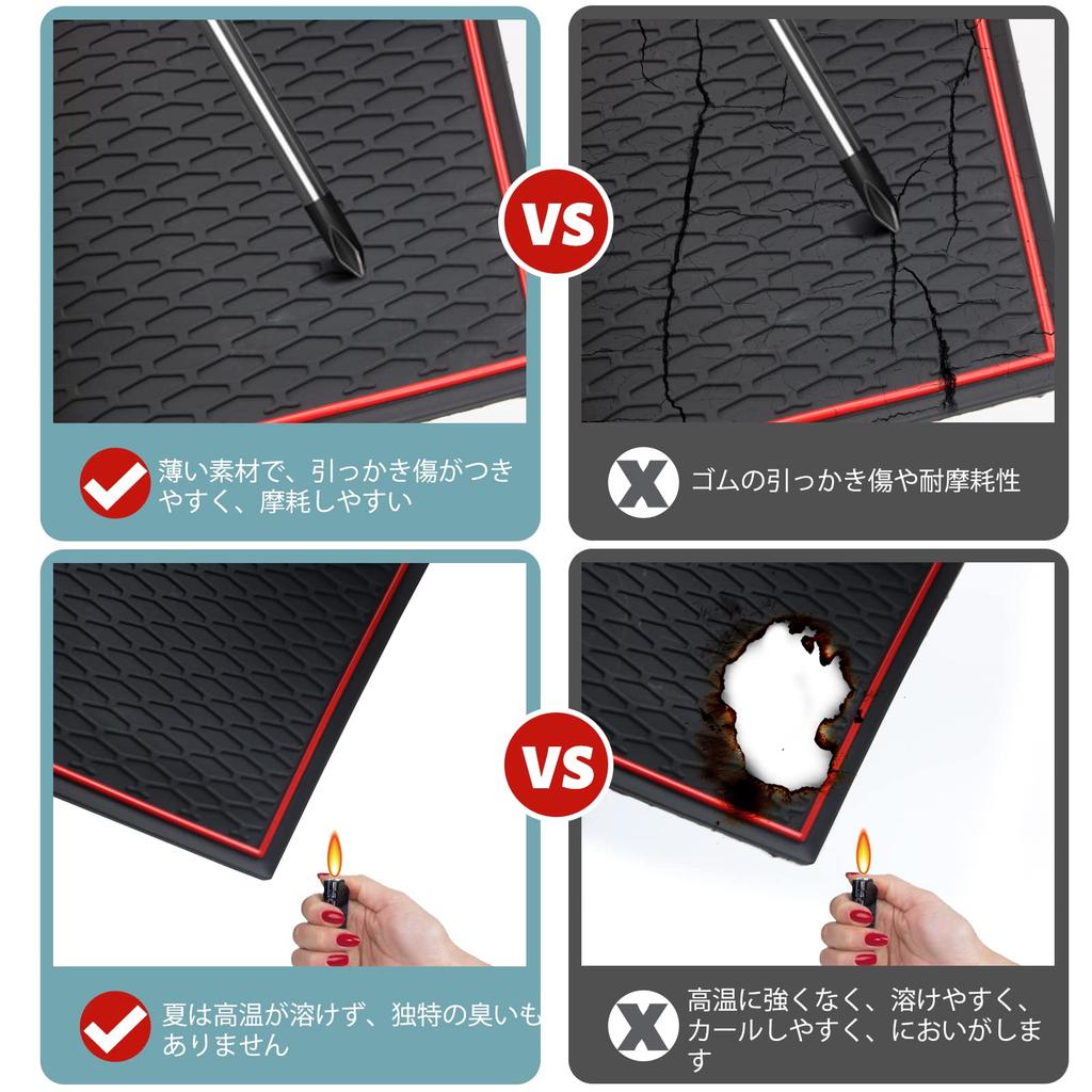 SHAOHAO Honda Vezel Interior Rubber Mats for and Door Interior Noise Set (2nd Generation) RV3, RV4, RV5, RV6, Vehicle-Specific Design, Pocket,