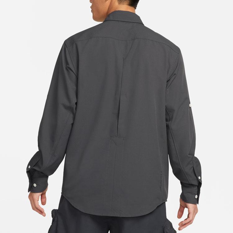 Nike Giacca Casual a Maniche Lunghe Monocolore Serie ACG con Multitasche Uomo Giacche Blu Navy DN3937-070
