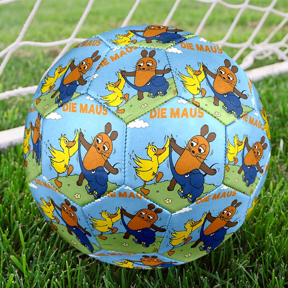 Die Maus Theme Size 5 Soccer Ball, Suitable for Both Indoor and Outdoor Matches, a Gift Suitable for Everyone.