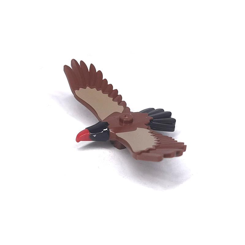 Compatible Mosaic Building Block Toy Goat Seagull Penguin Fish Sheep Animal Print Farm Diy Parts