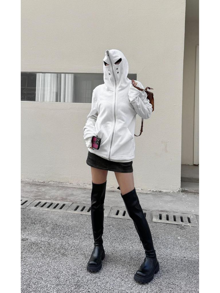 Giacca Felpa con Cappuccio e Zip da Uomo 2025 Design Squalo - Traspirante e Versatile