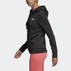 Adidas Sweatshirts Unisex Black Hooded Moderate Cardigan DP2414