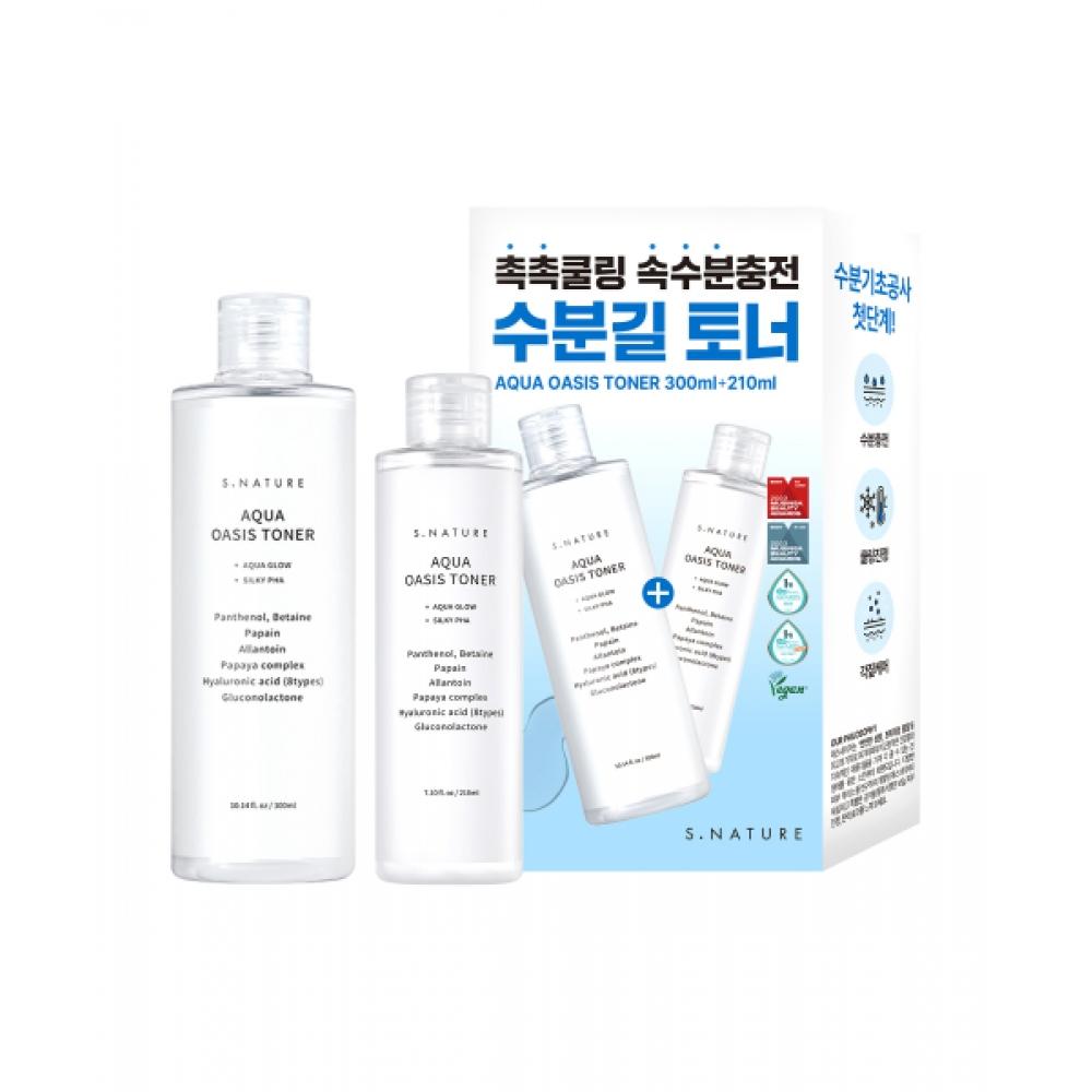 S.nature Aqua Oasis Toner 300ml+210ml Plan