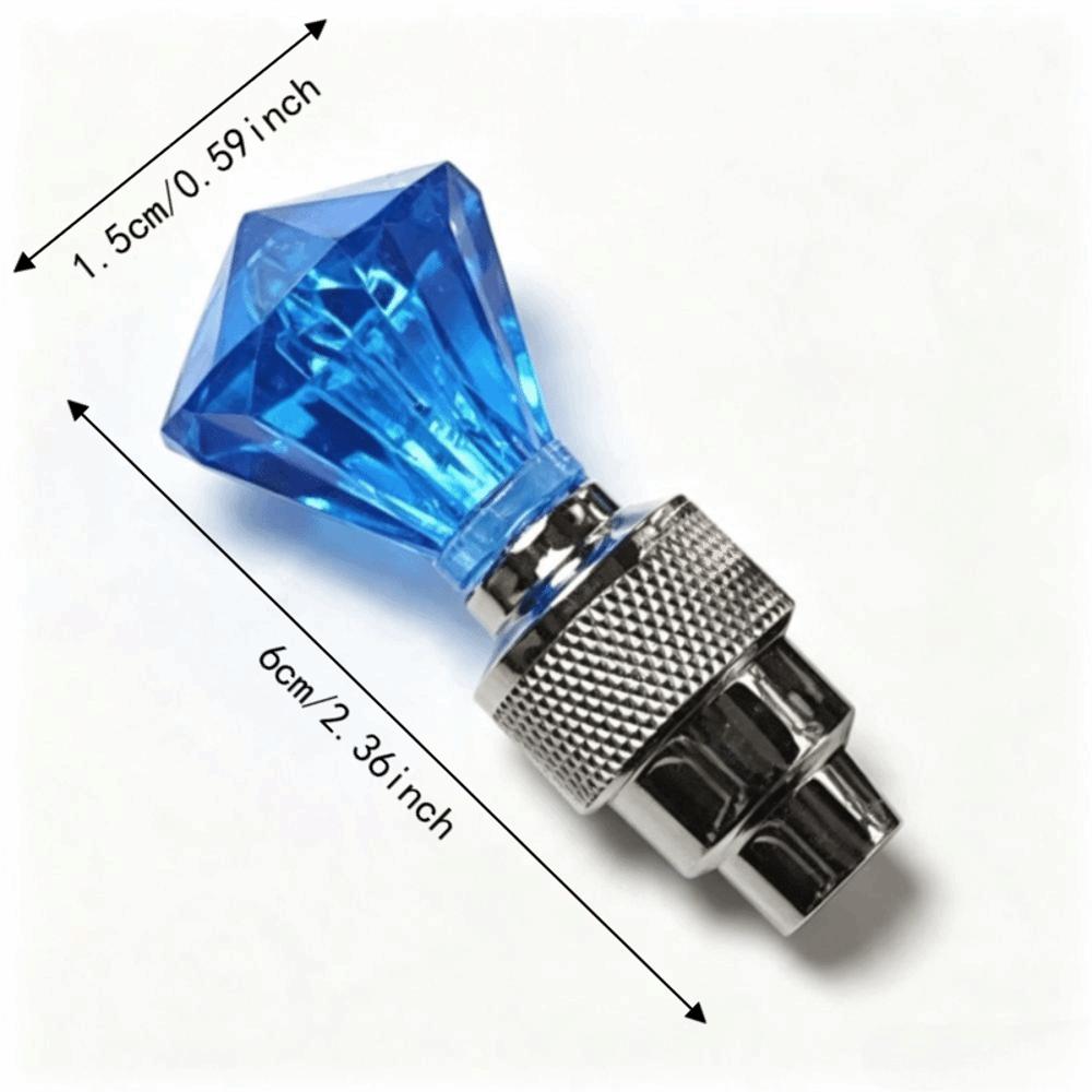 Flash Bicycle Valve Lights Waterproof Tire Valve Caps Lantern Lamp Bike Wheel Light  Night Riding
