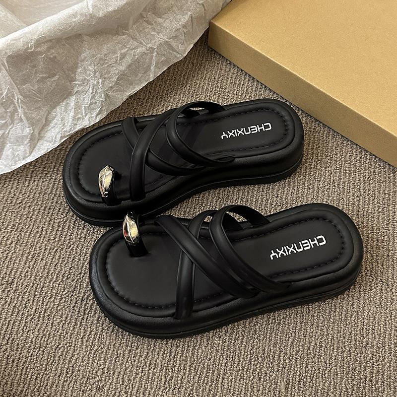 

Fashion Sandals Women Heels Sandals with Wedges Shoes for Women Platform Sandals Summer Slippers Sandalias Mujer Elegant Summer Shoes 36 чёрный