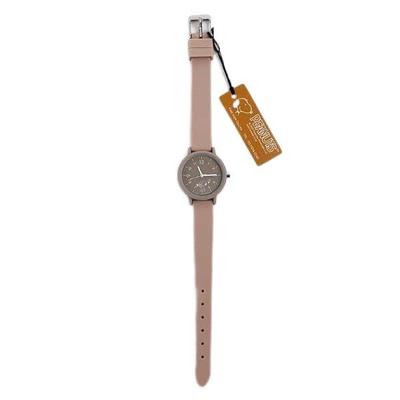 Watch Snoopy Analog Silicone Band Beige [Fieldwork] Women's PNT034-2