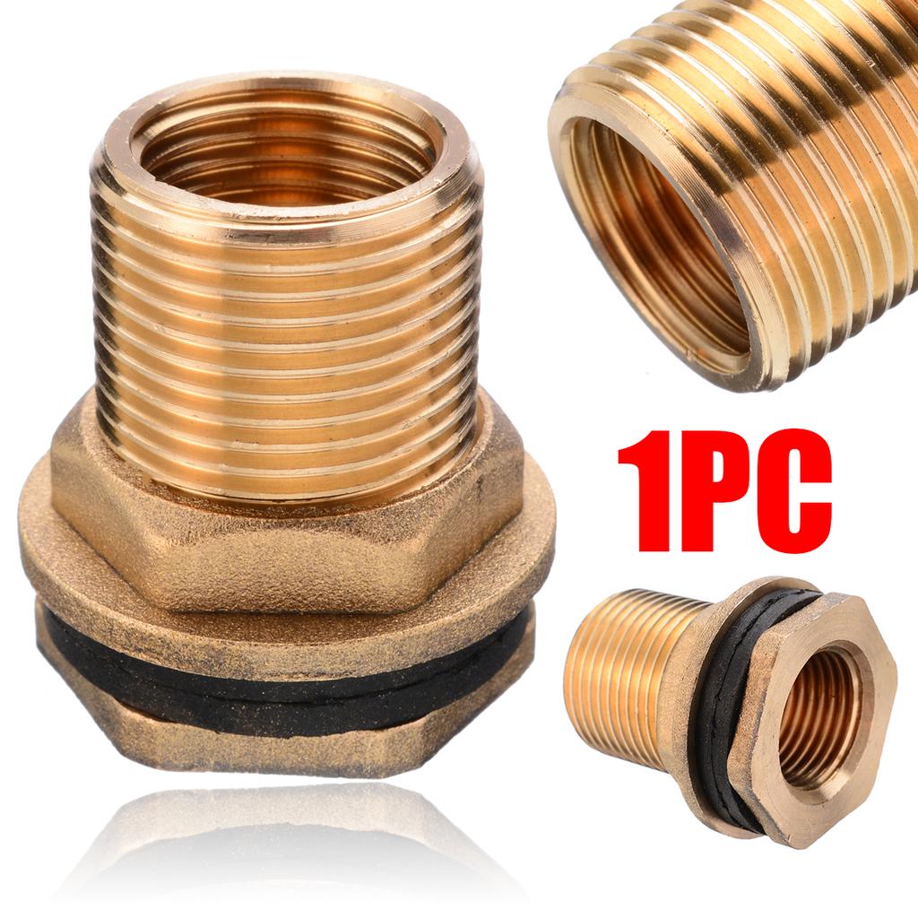 Details about Water Tank Connector 1/2Inch Soild Brass 2Pcs Bulkhead Tank Fitting Good Quality Details about Water Tank Connector 1/2Inch Soild Brass 2Pcs Bulkhead Tank Fitting Good Quality