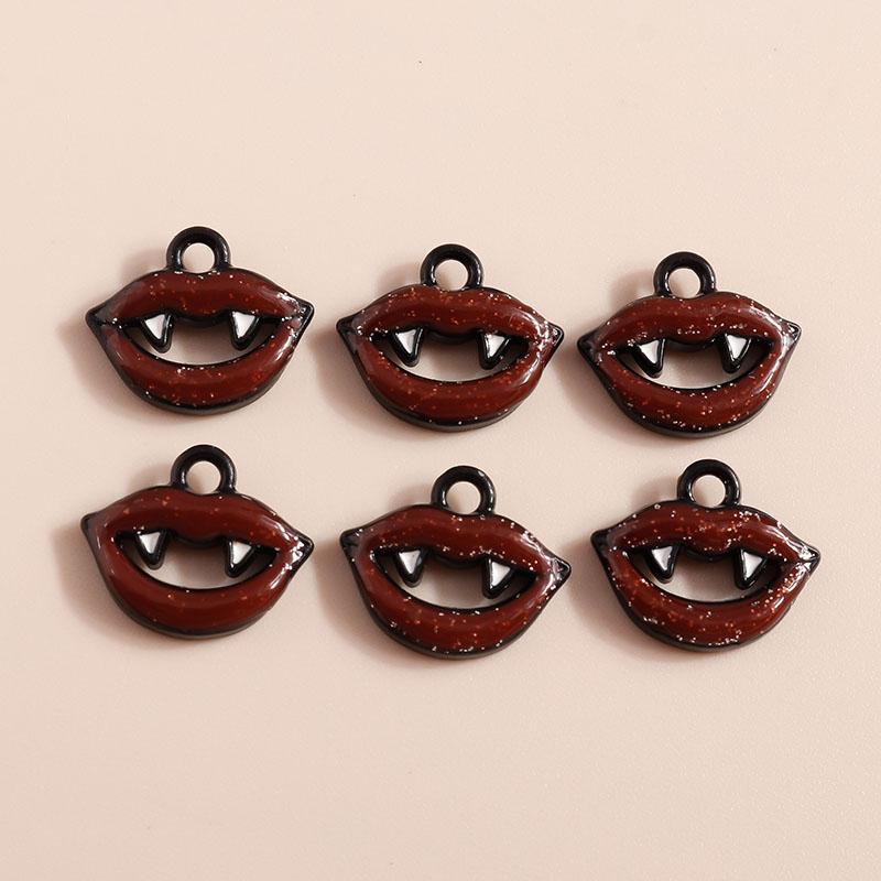 10pcs/lot Mix Enamel Halloween Bat Pumpkin Ghost Charms for Jewelry Making Earrings Pendants Necklaces DIY Keychains Crafts Gift
