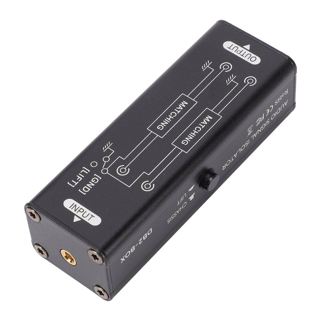 Audio-Signalisolator 3,5-mm-Schnittstelle Ground Loop Noise Eliminator für Auto- und Heim-Stereosystem