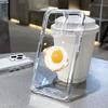 Creative Black Pepper Poached Egg Applicable To iPhone17promax Mobile Phone Case 16pro Apple 13 All Inclusive 14/15
