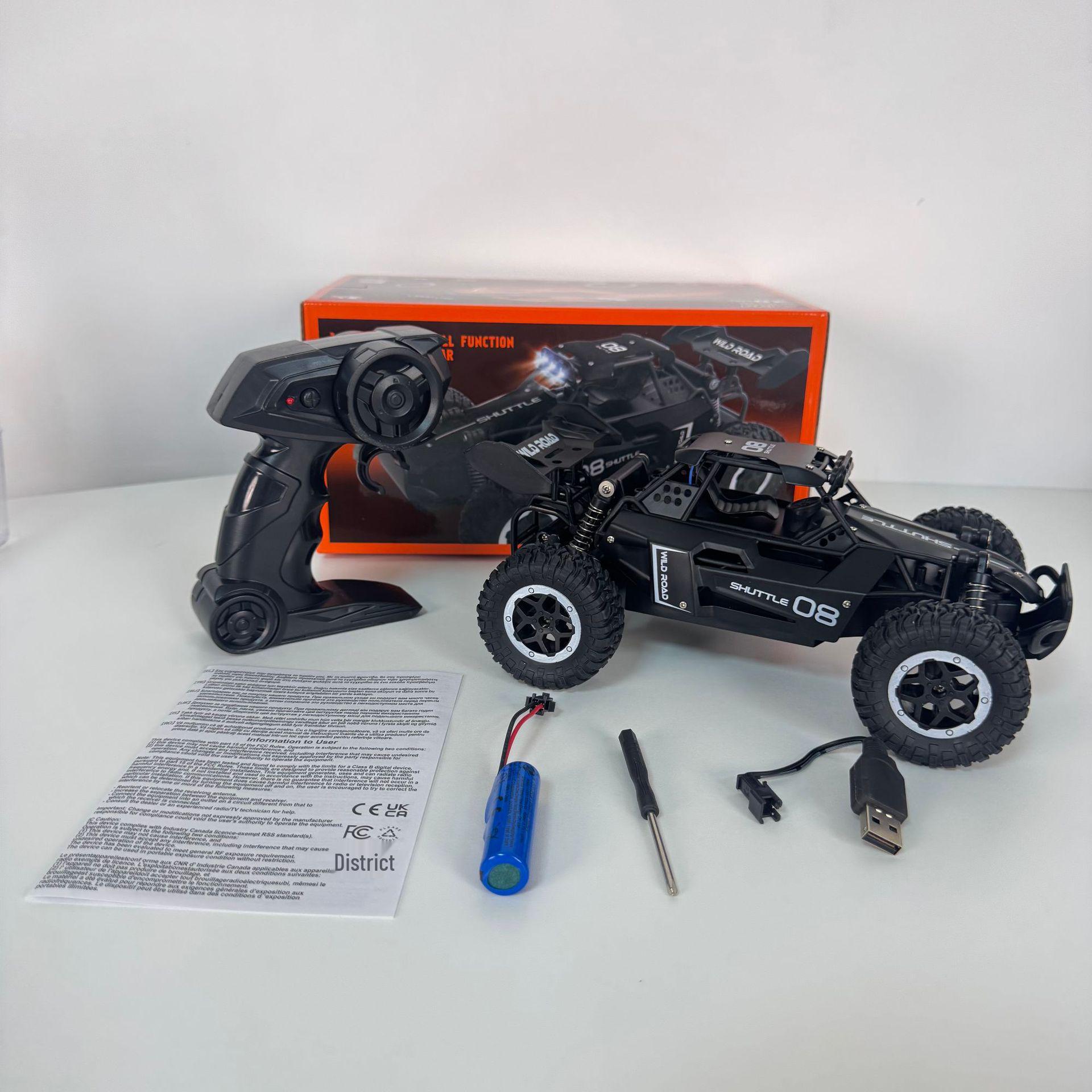 

1:20 Alloy Off-road RC Car: Big Foot Climber with 2.4G Remote, Lights, and Drifting Capabilities. 1:20