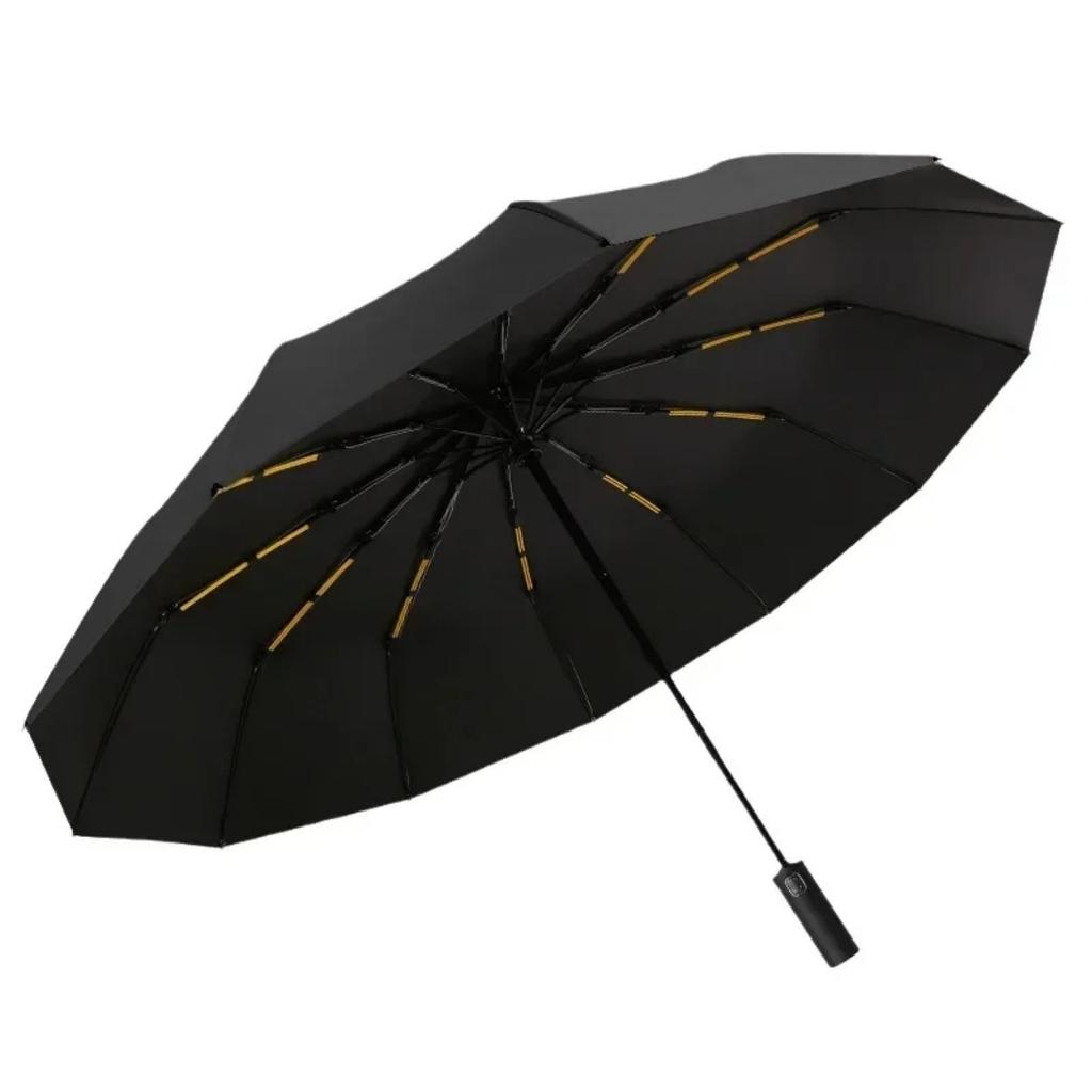 Stay Protected in Any Weather with This Fully Automatic 12-Bone Umbrella