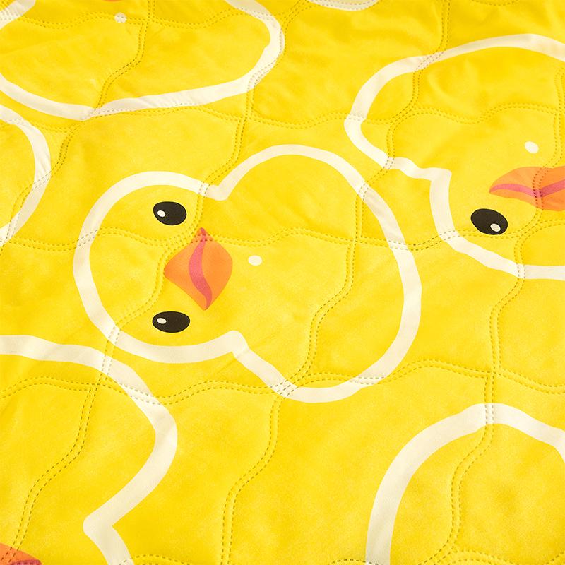 Cute Rubber Duck Summer Quilt Cartoon Ducks Gifts Bedspread Thin Comforter All-Season Quilted Air Conditioner Quilts For Bedroom
