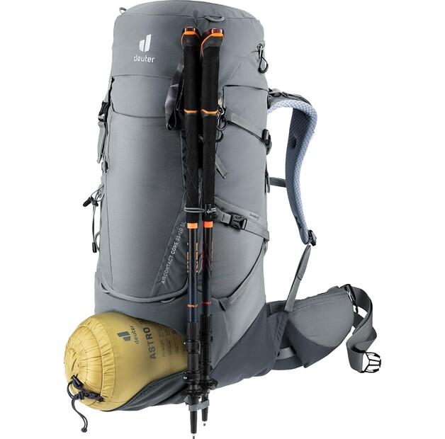 Backpack Deuter Aircontact Core 35+10 SL Graphite/black (Women's) (3350024-4701)