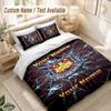Custom Name Bedding Set 3 PiecesWest Ham United FC Print Duvet Cover + 2 Pillowcases Soft Bed Decor