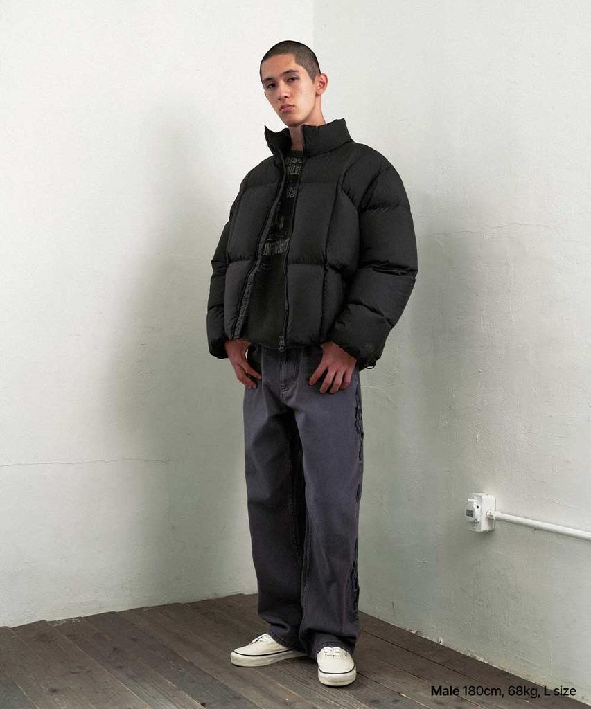 Mahagrid Curved Duckdown Parka Black(Mg2Ewmb901A)