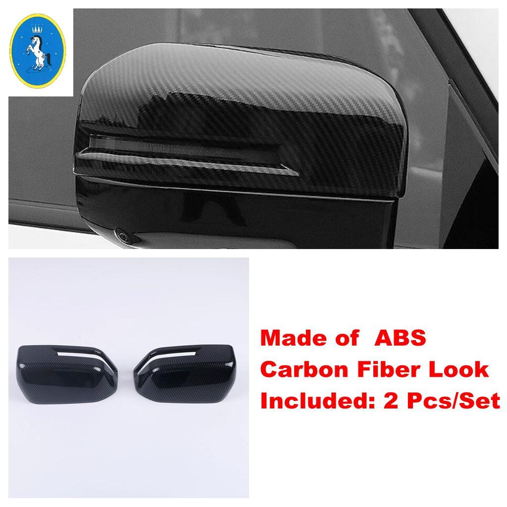 Auto Rearview Mirror Cap Rain Shade Rainproof Mirror Eyebrow Frame Decoration Cover Trim ABS Accessories For HAVAL H3 2024 2025