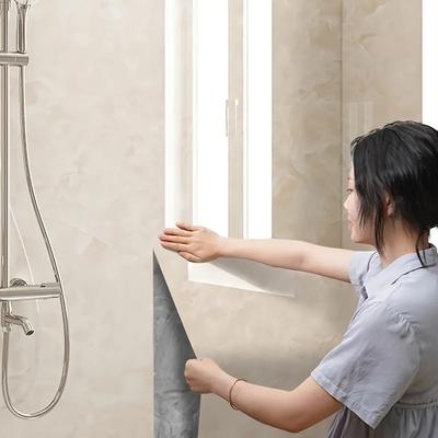 Premium Topaz Marble Self-Adhesive Wallpaper Roll - Thickened, Peel-and-Stick Contact Paper for Effortless Decor Upgrades
