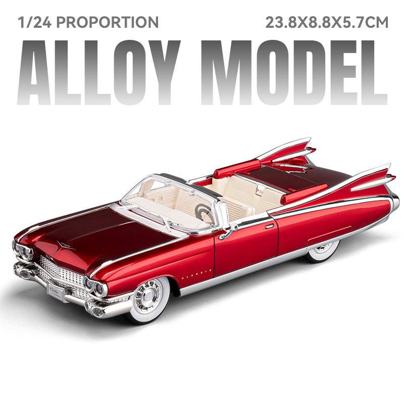 1:24 Eldorado Biarritz Series 62 Alloy Model Car Toy Diecasts Casting Sound and Light Car Toys For Children Vehicle