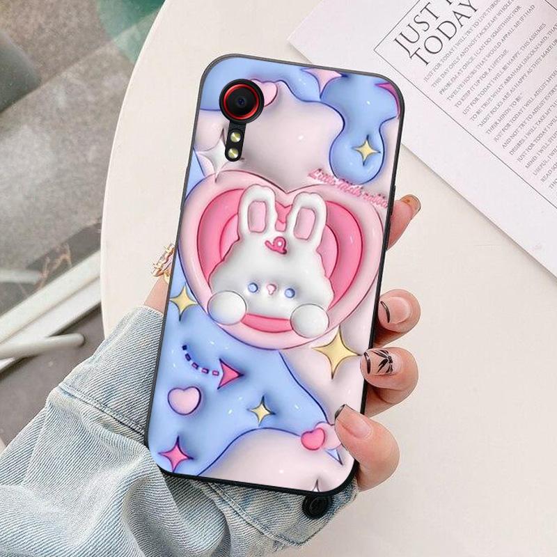 For Samsung Galaxy Xcover 5 EE Phone Case astronaut Silicone Camera Protection Back Cover For Samsung Xcover5 G525F 5EE Coque