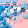 New Craft DIY Pompom Fluffy Balls Stuffed Pompoms Fur Ball Mixed Size 10-30mm Pom Poms Kids Toy